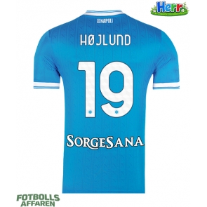 SSC Napoli Rasmus Hojlund #19 Hemmatröja 2025-26 Kortärmad